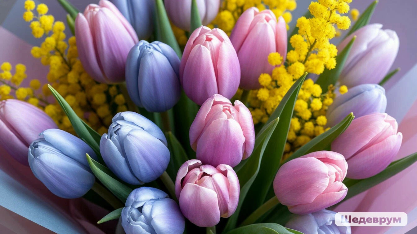 Дарите женщинам цветы.