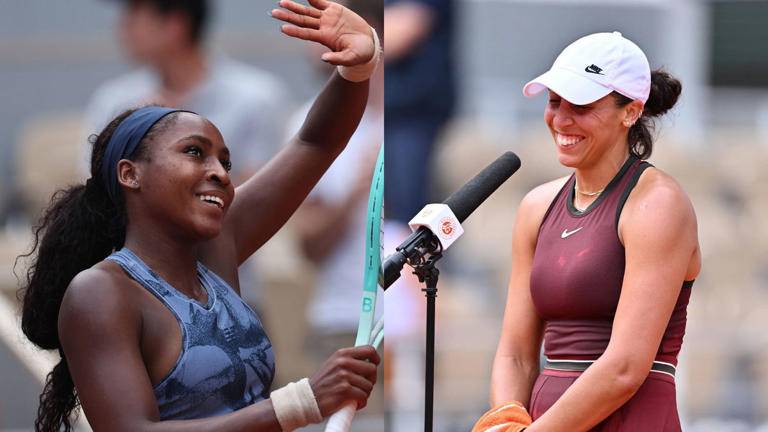 04.06.2025. Мэдисон Киз - Кори Гауфф. WTA Roland Garros . Madison Keys - Cori Gauff