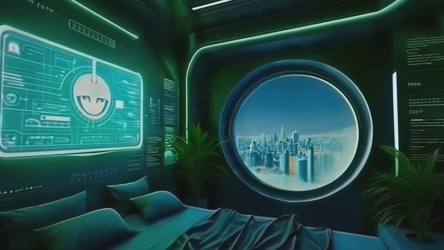 ＂I drifted through dreams until the moon opened its gates..＂ ｜ 1 Hour Blade Runner Ambience