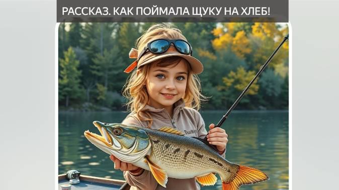 ПРО РЫБАЛКУ. КАК ПОЙМАЛА ЩУКУ НА ХЛЕБ! Рассказ. Аудиокнига