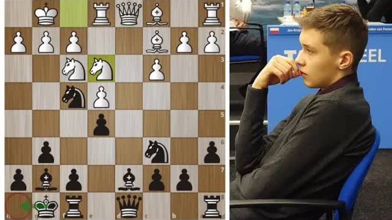 Что творит 18-летний Есипенко против аутсайдера Вейк-ан-Зее 2021!