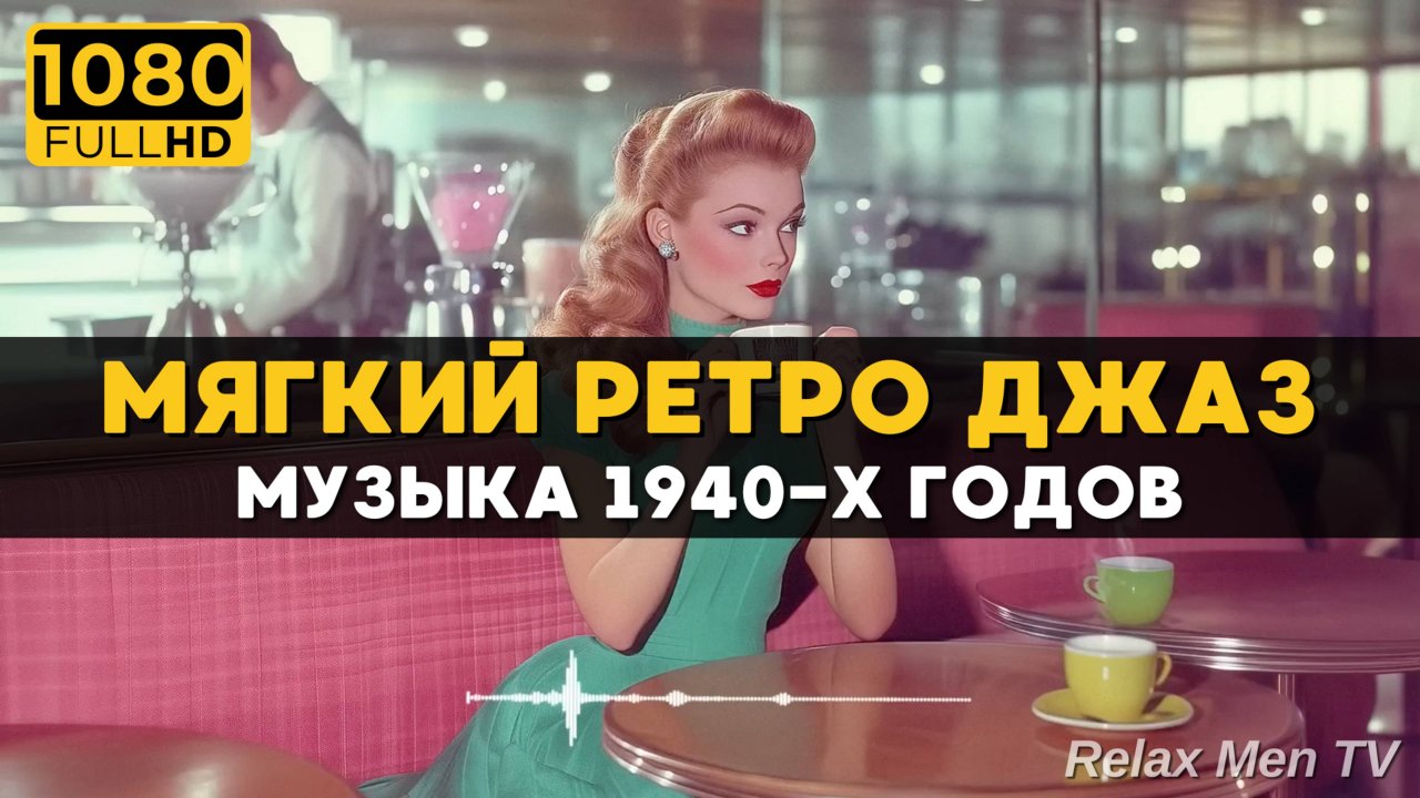 Мягкая ретро джаз музыка 1940-х годов для кафе и магазинов, создающая расслабляющую атмосферу