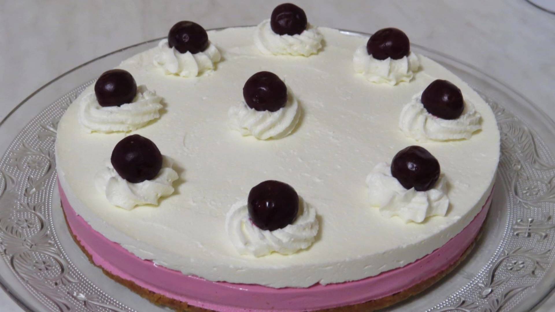 Торт ПЬЯНАЯ ВИШНЯ БЕЗ ДУХОВКИ! ВОЗДУШНОЕ ЛАКОМСТВО!