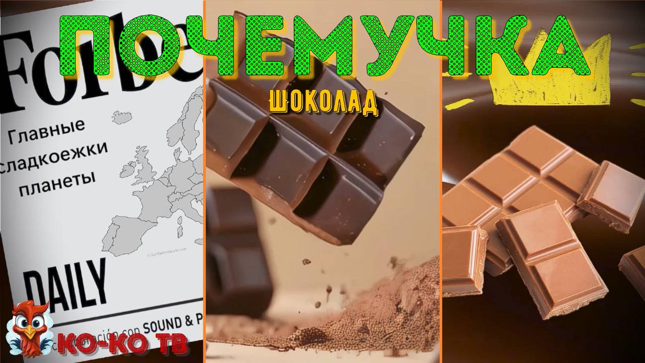 Почемучка - шоколад. История шоколада. Факты о шоколаде. Вкуснятина.