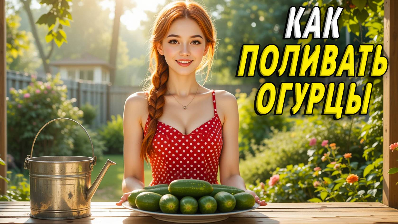 Как поливать огурцы