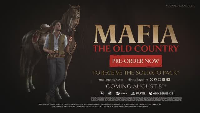 Mafia: The Old Country | World Premiere Trailer | Summer Game Fest 2025