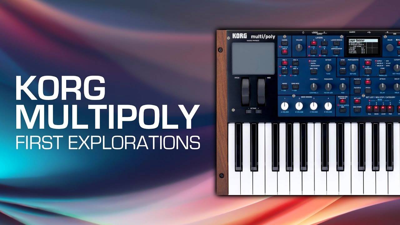 Korg multi/poly: First Explorations