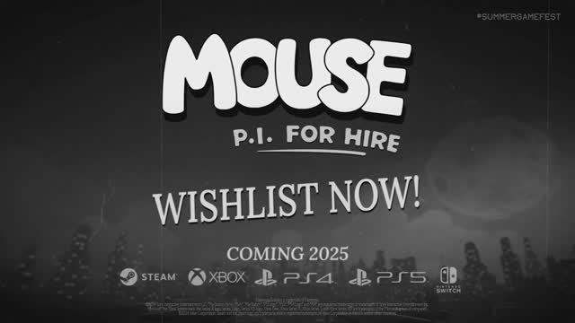 MOUSE: P.I. For Hire | World Premiere Trailer | Summer Game Fest 2025