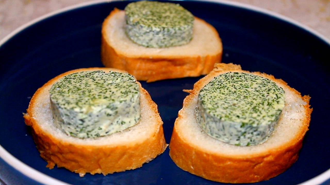 📌 Чесночно-укропное масло, очень ароматное и вкусное. Рецепт чесночно-укропного масла