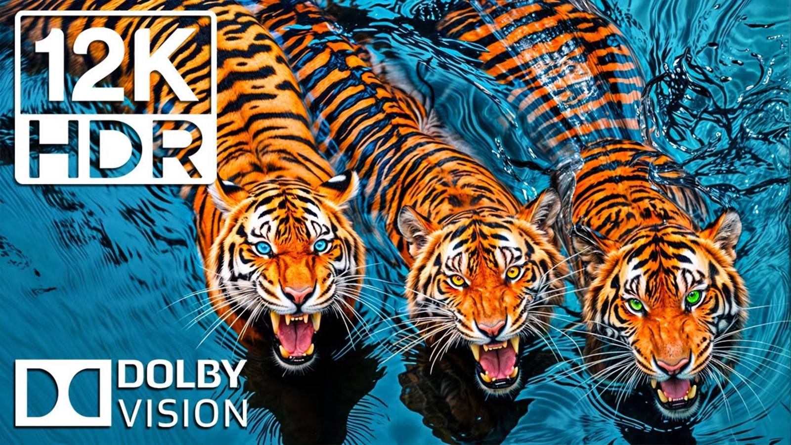 Кинематографические кадры дикой природы и животных в разрешении 12K HDR со скоростью 120 кадров