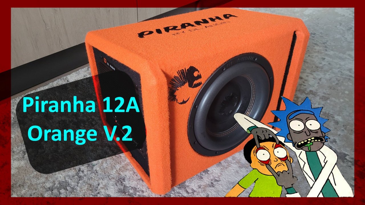 Активный саб DL Audio Piranha 12A V.2 в TEANA L33
