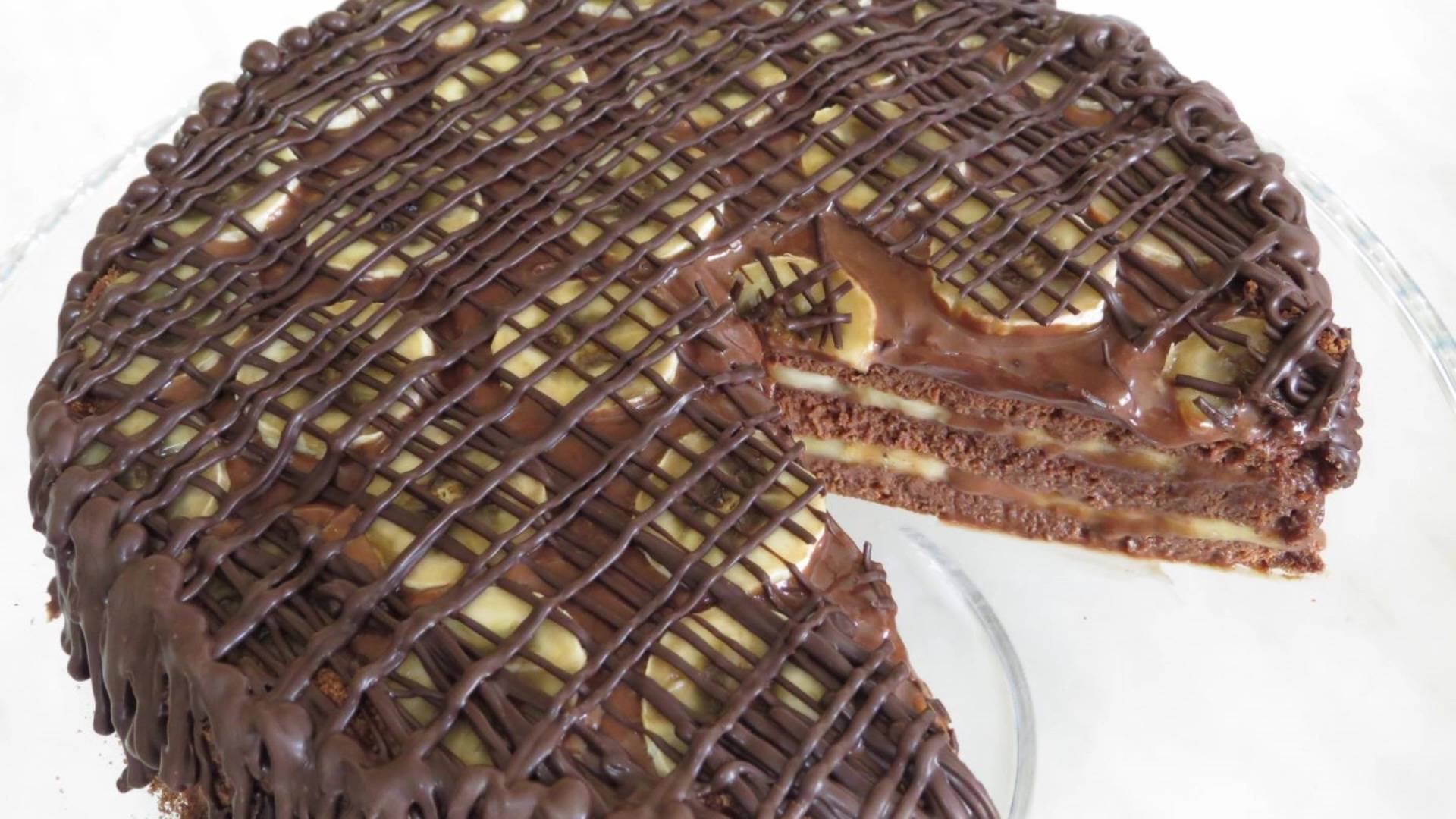 Торт ШОКОЛАДНЫЙ БАРХАТ БЕЗ ДУХОВКИ! НА СКОРУЮ РУКУ! КРЕМ ПЯТИМИНУТКА!