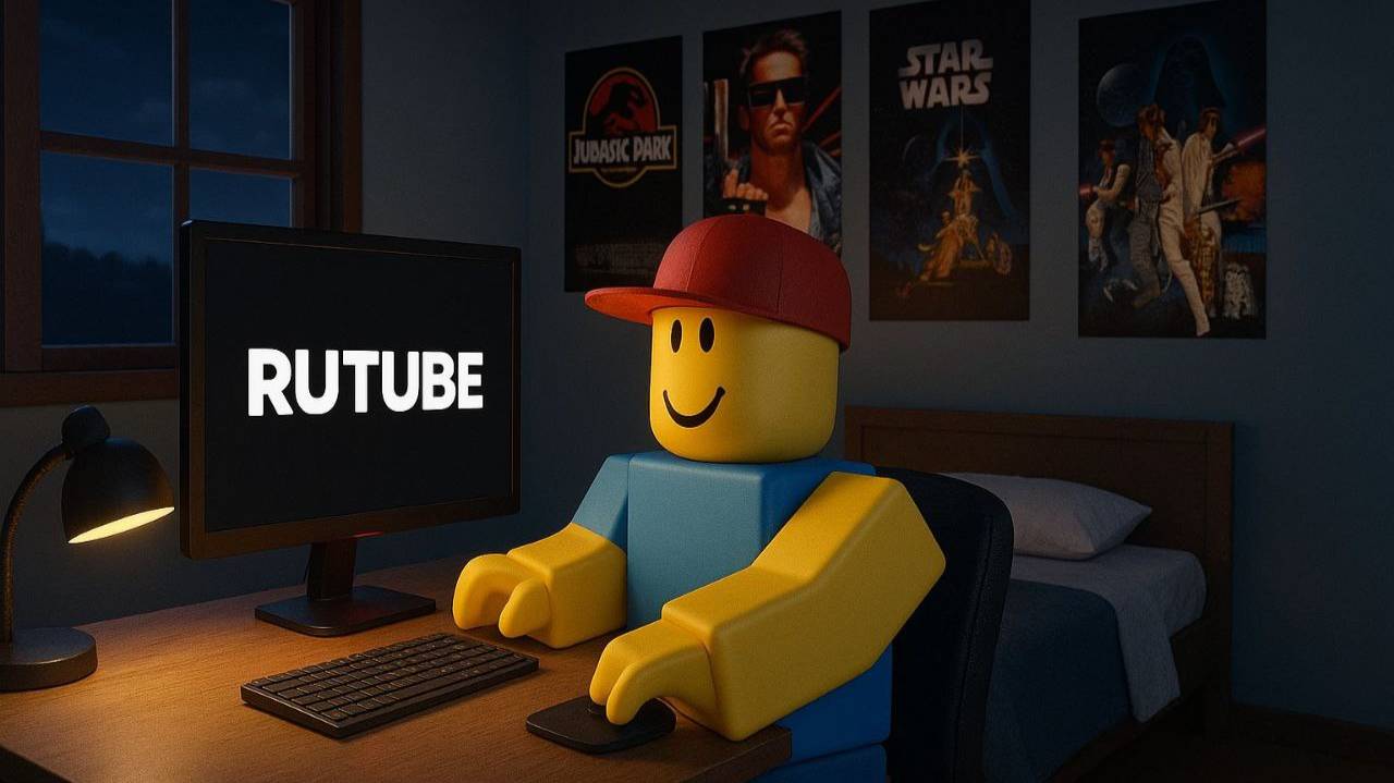 Создал свой рутюб канал в РОБЛОКСЕ