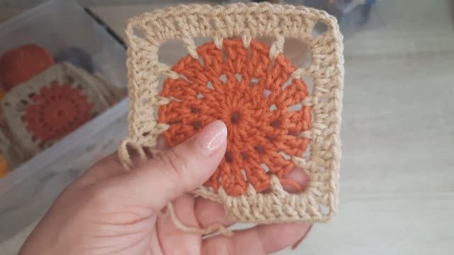 🧶Бабушкин квадрат 2025_ март и итоги✅