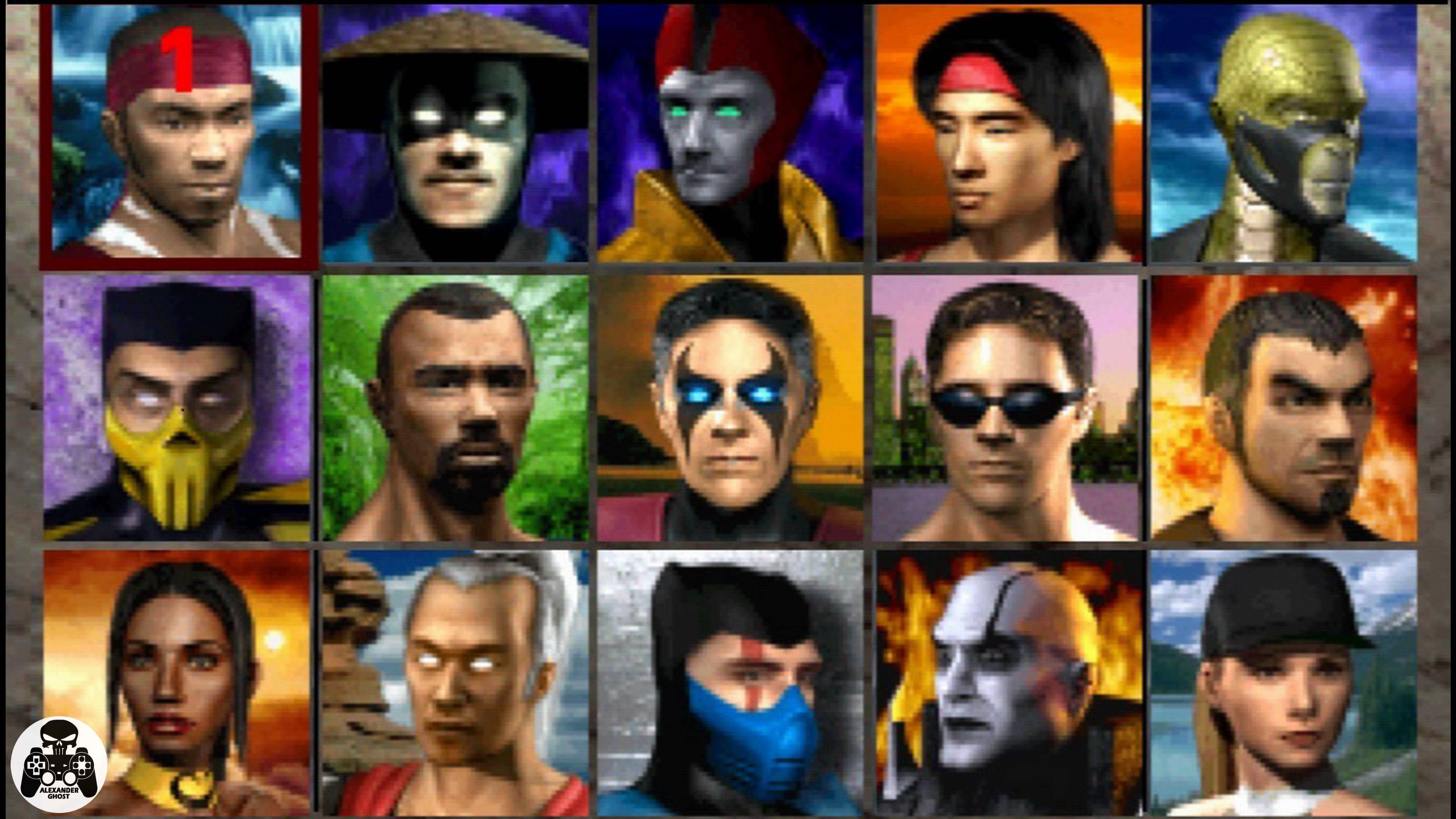 Mortal Kombat 4 Arcade Mode Scorpion Sony Playstation 1 (PS1) Смертельная Битва 4 (Rus)