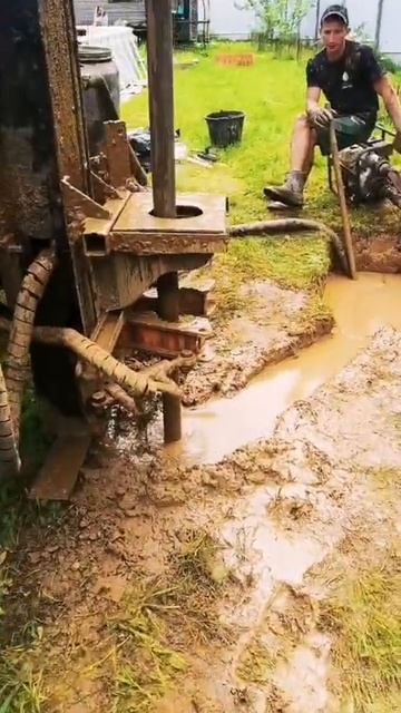 Скважина на воду, в жару и непогоду