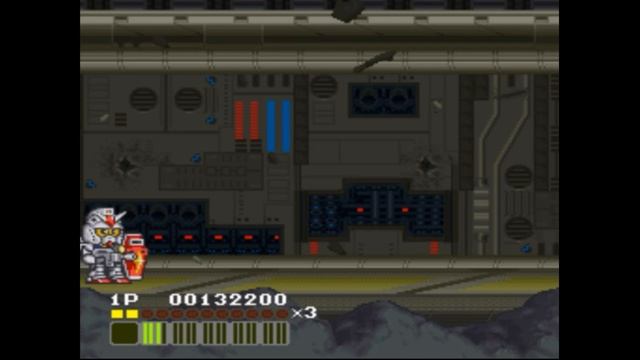 Super Nintendo (Snes) 16-bit SD Kidou Senshi Gundam - V Sakusen Shidou Stage 7 Прохождение