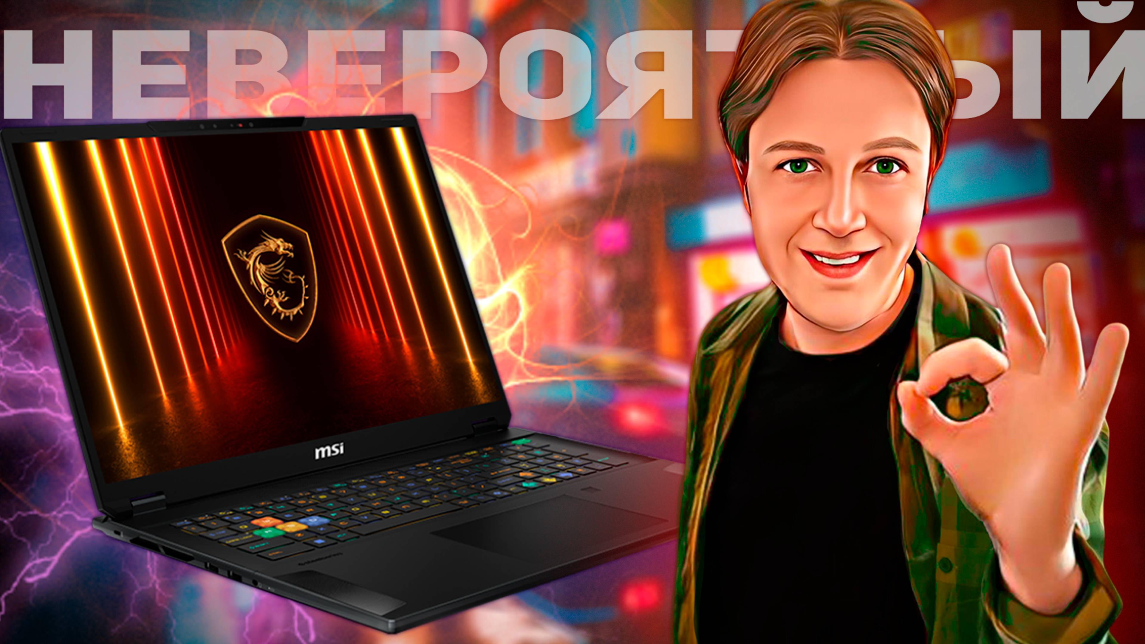 MSI Stealth 18 HX AI A2XWIG: СУПЕРМОЩНЫЙ И ТОНКИЙ НОУТБУК