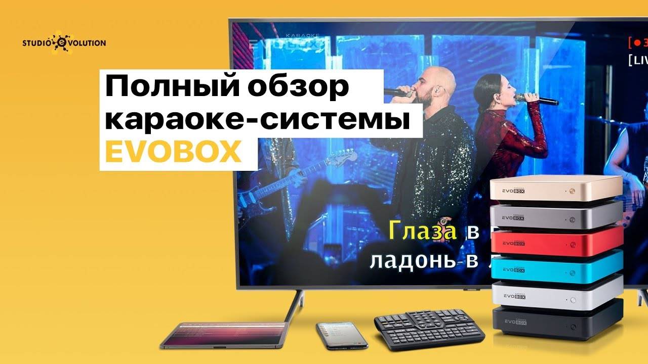 Обзор [EVOBOX] Караоке-система для дома