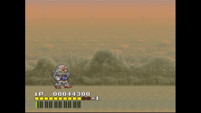 Super Nintendo (Snes) 16-bit SD Kidou Senshi Gundam - V Sakusen Shidou Stage 6 Прохождение