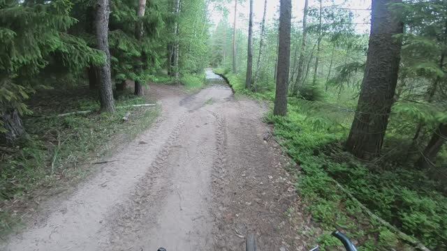 На велике,по Оларевке, с GoPro....