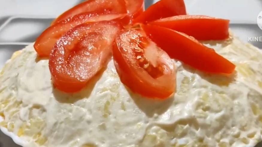 Салат на праздничный стол. Красивый и очень простой в приготовлении салат