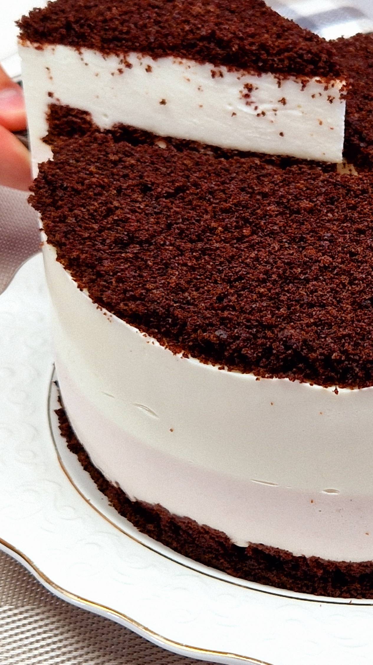 Торт Летний Поцелуй без духовки | Два крема-суфле | vkusnoprostobystro | #shorts #торт #рецепты