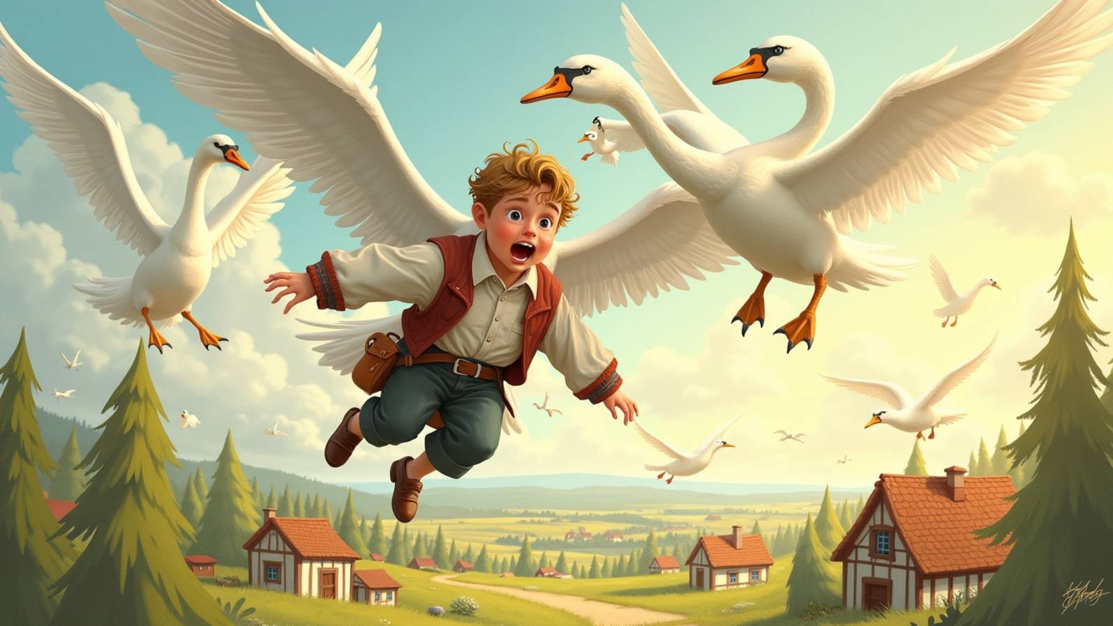 ГУСИ ЛЕБЕДИ АУДИОСКАЗКА