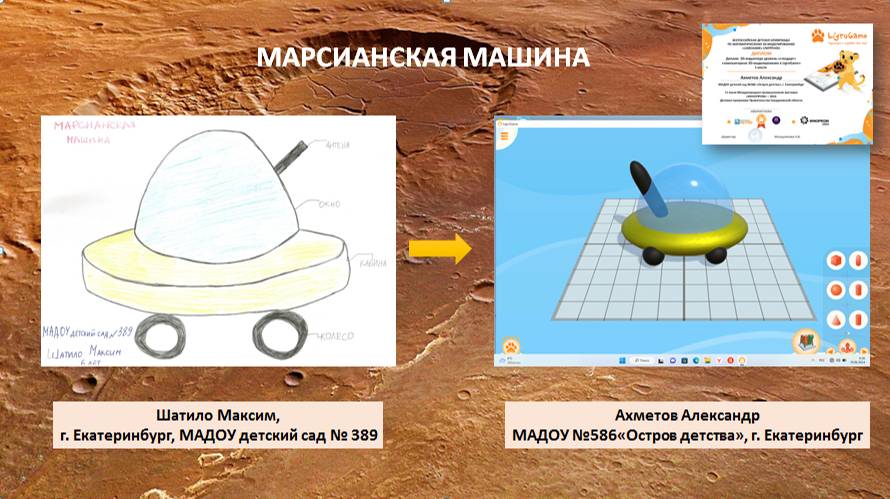 Конкурсная работа Олимпиада «LigroGame» 2024 по теме «МАРСИАНСКАЯ МАШИНА»