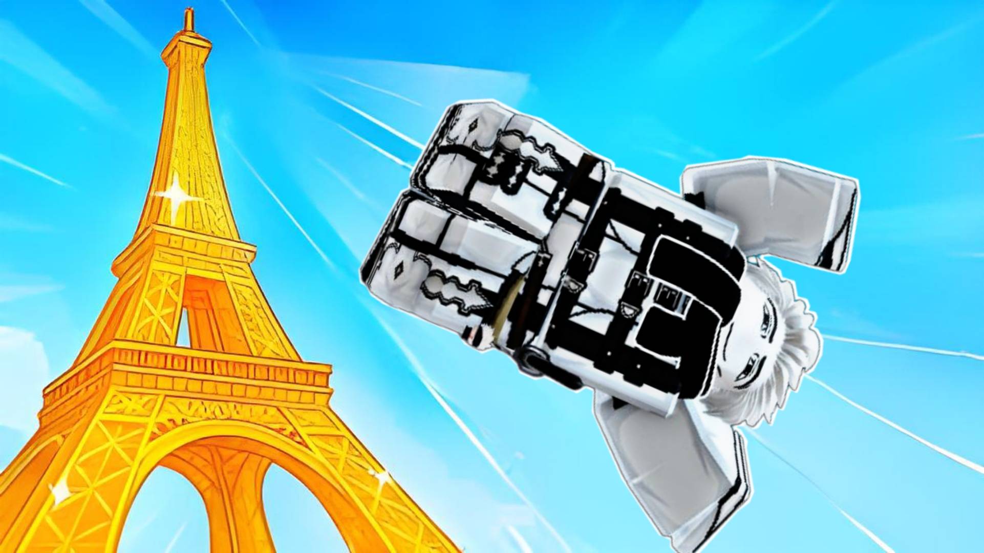 ПОКОРИЛ ЭЙФЕЛЕВУ БАШНЮ И ЗАБРАЛСЯ НА ВЫСОТУ 15992М! CLIMB AND JUMP TOWER РОБЛОКС