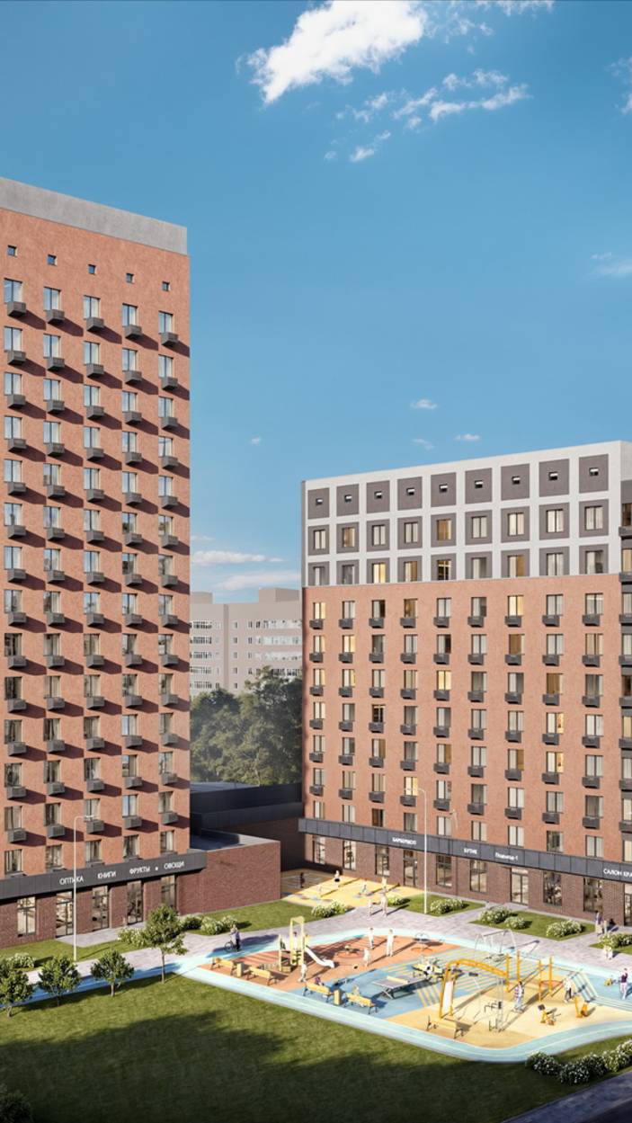 Начало строительства нового ЖК "Квартал Заречный", 1 очередь // Ленинский район // Май 2025