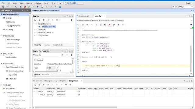 FPGA начального уровня :: Часть 3.1 :: Разработка PUF на HDL
