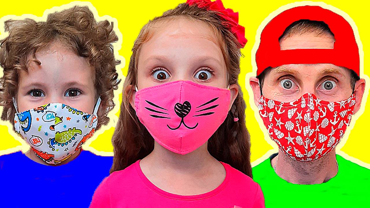 Детская песенка про маски | Песни для детей от Лизы