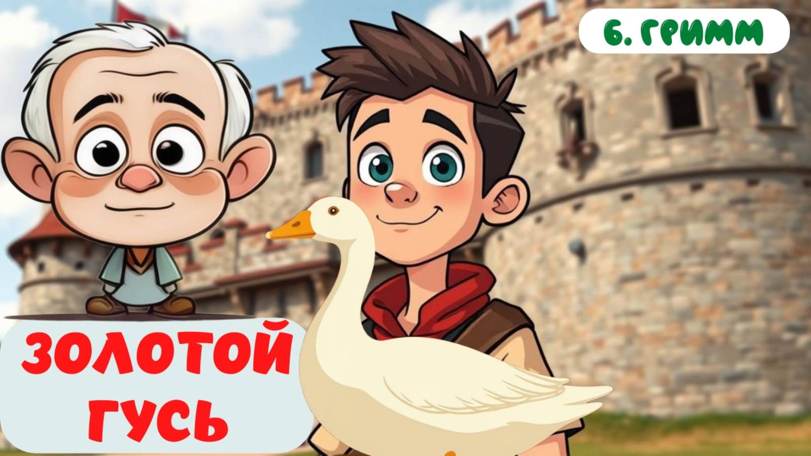 ЗОЛОТОЙ ГУСЬ | Б. ГРИММ|АУДИОСКАЗКА| ЛИТЕРАТУРНОЕ ЧТЕНИЕ 1 КЛАСС