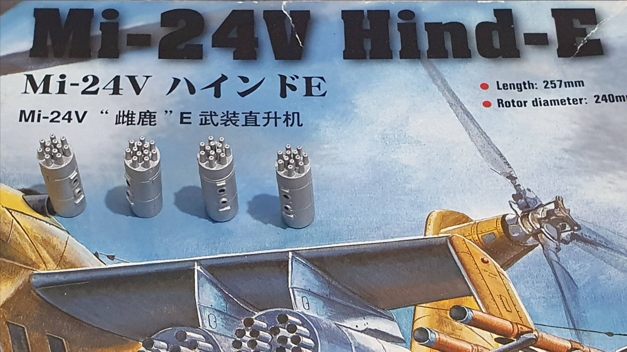 Сборка и покраска аэрографом боевых модулей НУРСов модели вертолета Mi-24V Hind-E 1/72 HobbyBoss