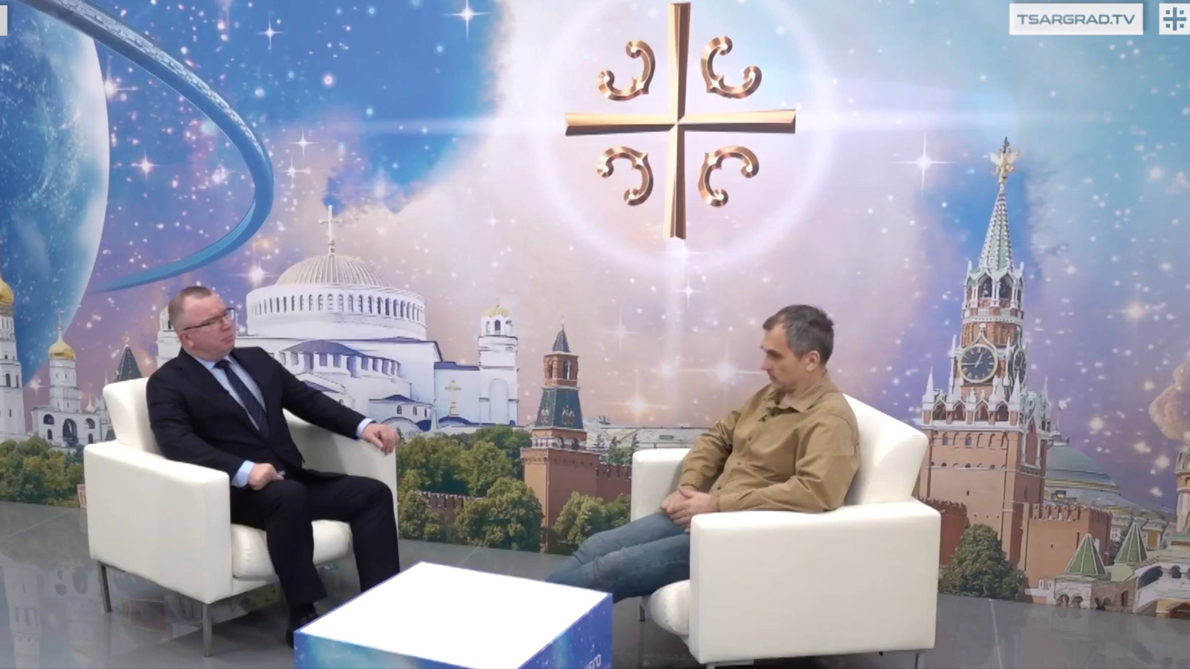Мое интервью "Царьград ТВ" (Юрию Пронько) на полях "Форума будущего 2050"