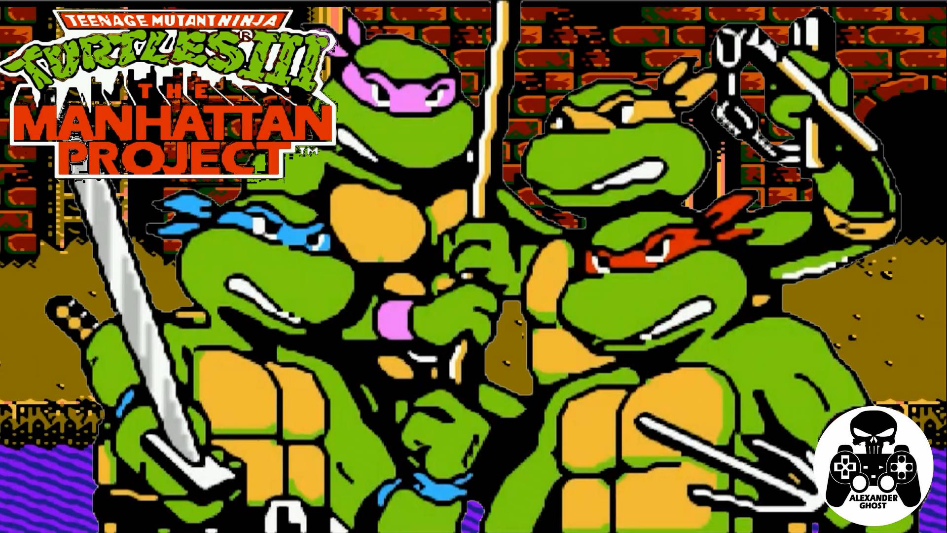 Teenage Mutant Ninja Turtles 3: The Manhattan Project (Черепашки Ниндзя 3) NES/Famicom/Dendy