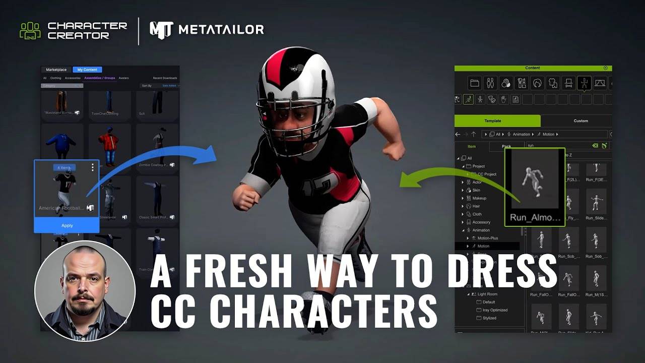 Плагин Metatailor — новый уровень создания одежды в Character Creator
