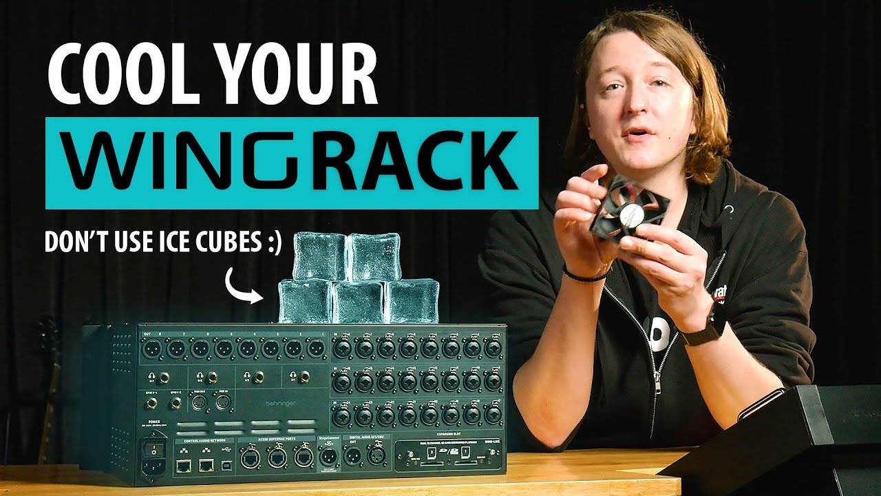 Behringer WING Rack: How to Install Fan