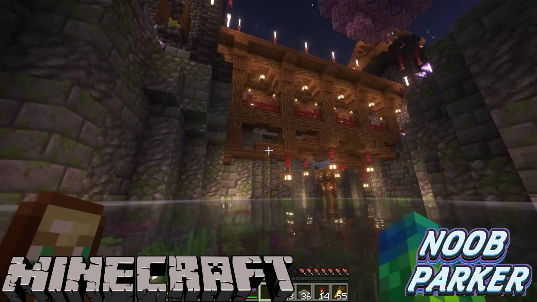 Лонгплей в Майнкрафт - деревянный мост