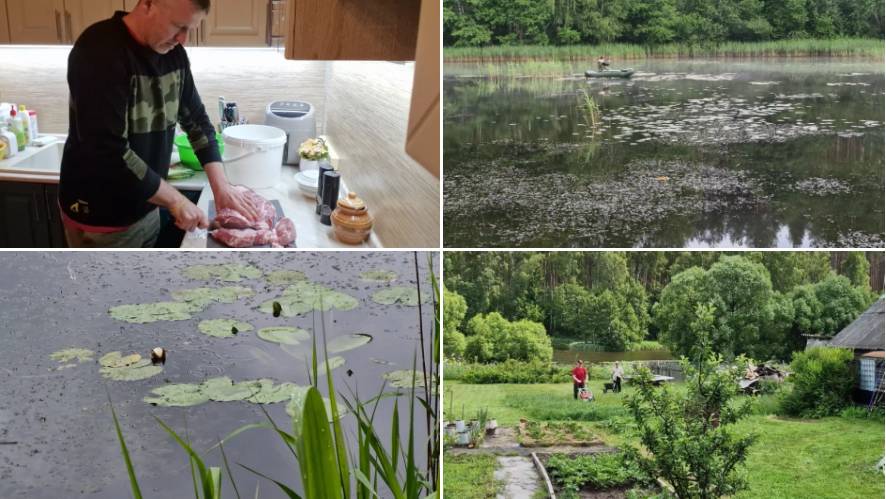 РЫБАЛКА, ШАШЛЫК, ДОЖДЬ И КОСИТЬ.