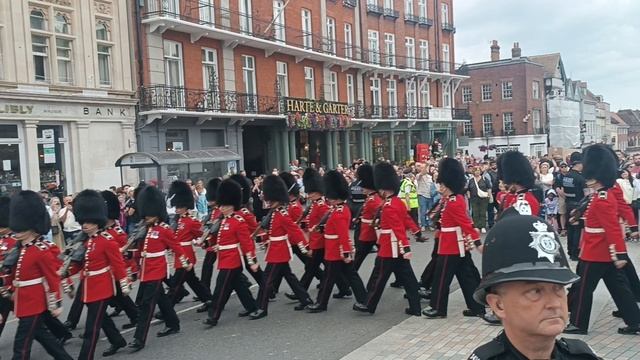 Англия, Виндзор, парад (England, Windsor, Parade of the Guards)