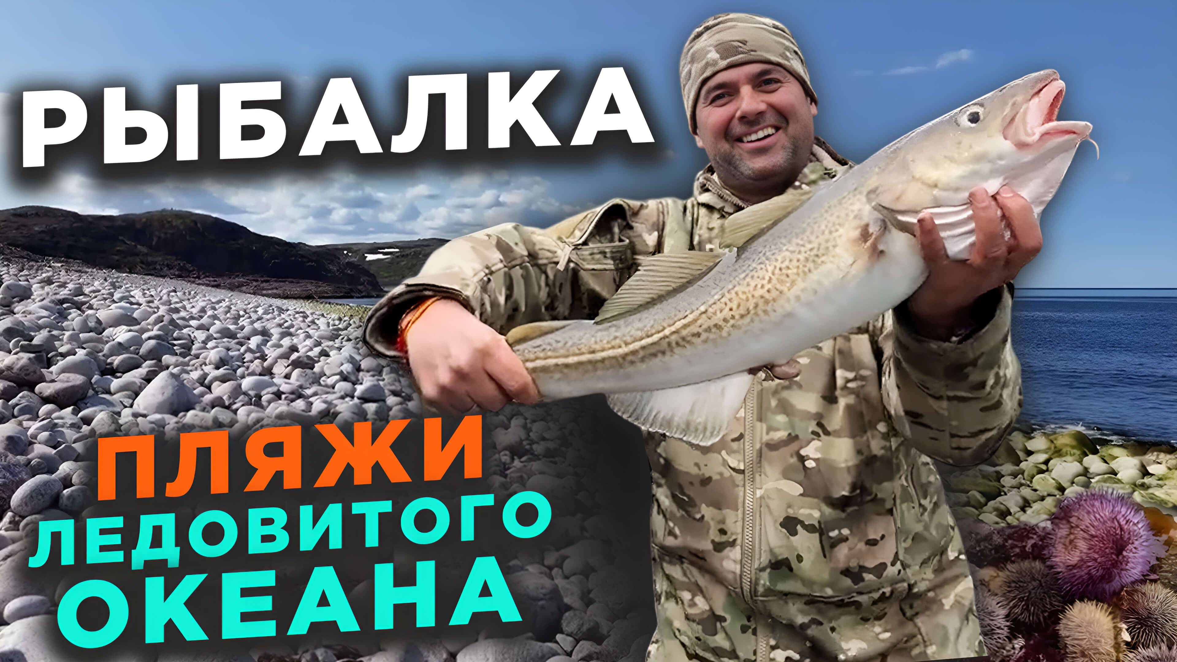 Пляжи Ледовитого океана Рыбалка Териберка Треска Киты