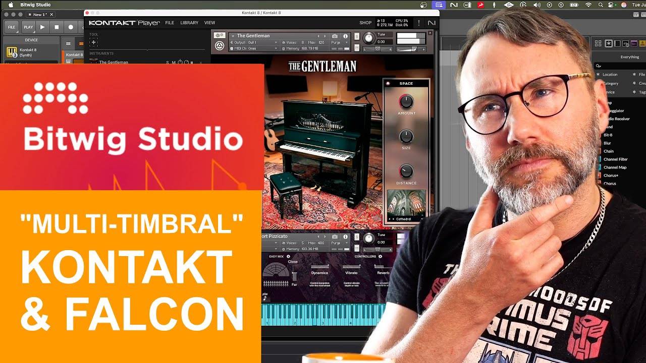 Bitwig Studio: Master Multitimbral VSTi Setup | Kontakt, Falcon and more!