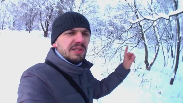 ВЛОГ СНЕГ В МОСКВЕ ОВРАГ ЛИСЬЯ НОРА 08.02.2018