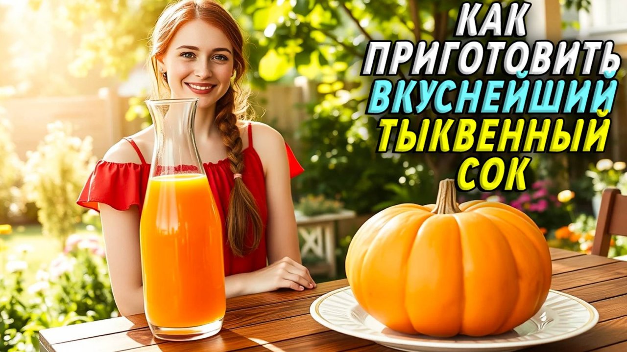 Как приготовить тыквенный сок