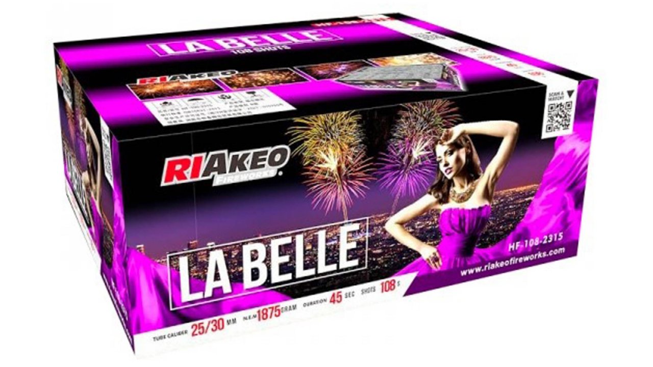 FP-B233 Веерный салют "LA BELLE" (1"/1,2" х 108 залпов) "Фаворит Пиро Групп"