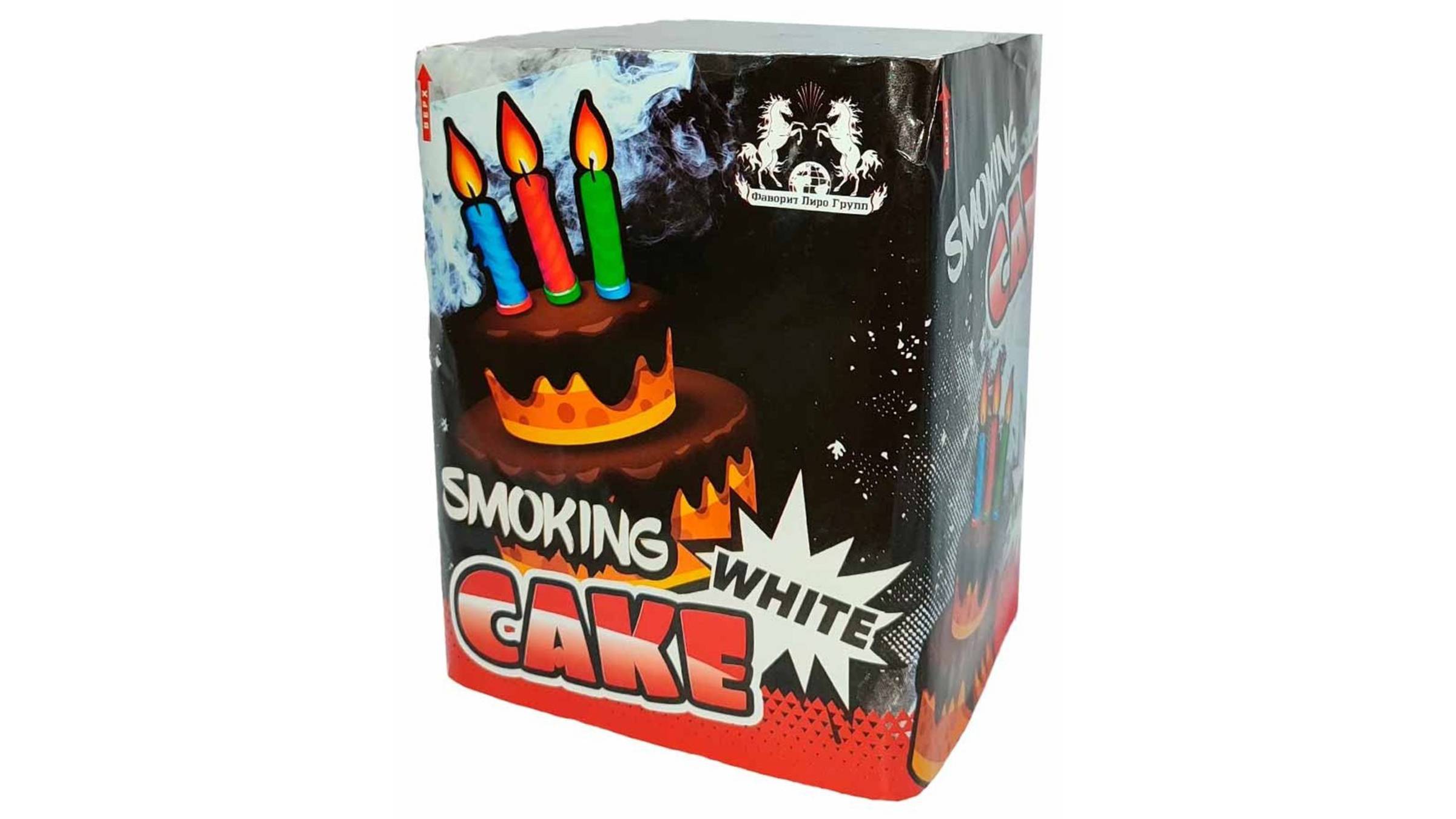 FPS605 Дневная батарея салютов "SMOKING CAKE" (1,2" х 25 залпов) "Фаворит Пиро Групп"