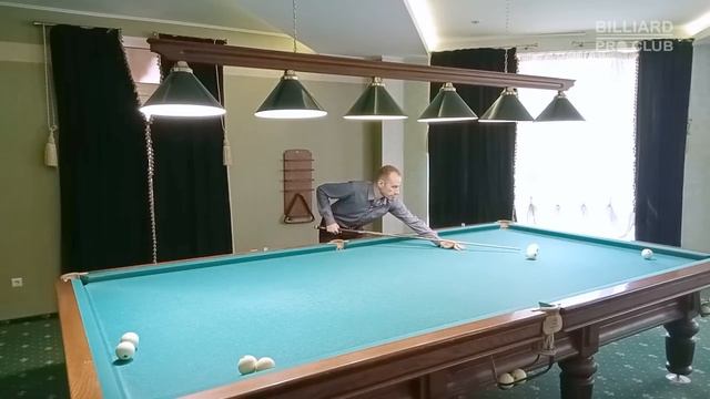 Техника прокола шара на спокойном ударе