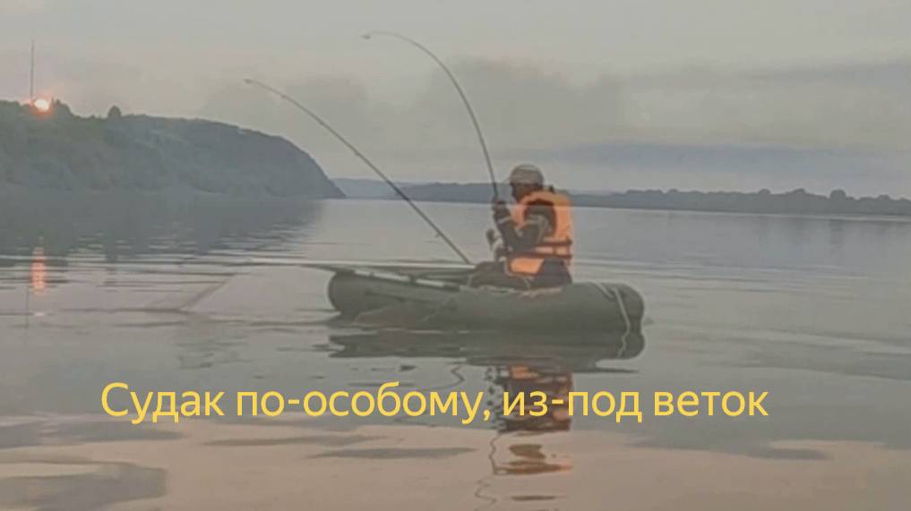 Рыбалка на Вятке - судак из-под веток на открытии лодочного сезона.